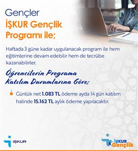 İŞKUR Gençlik Programı