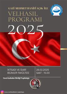 Gazi Mehmet Hanifi Açık İle Velhasıl Programı 2025